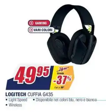 Logitech Cuffia G435