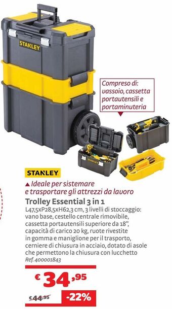 Trolley essential 3 in 1