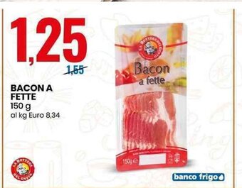 Eurospin Bacon A Fette 150 g offerta
