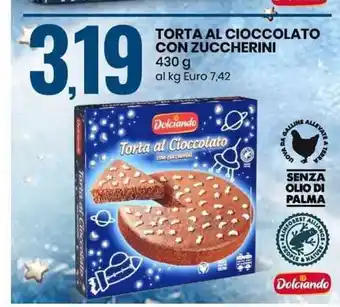 Eurospin Dolciando Torta Al Cioccolato Con Zuccherini 430 g offerta