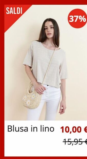 Blusa in lino