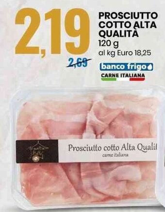 Eurospin Prosciutto Cotto Alta Qualità 120 g offerta