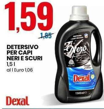 Dexal Detersivo per Capi Neri e Scuri 1.5 l