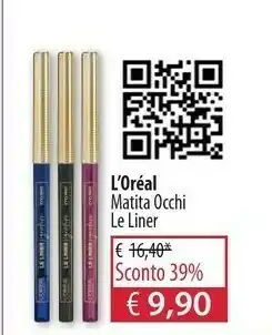 Acqua & Sapone L'Oreal Matita Occhi Le Liner offerta