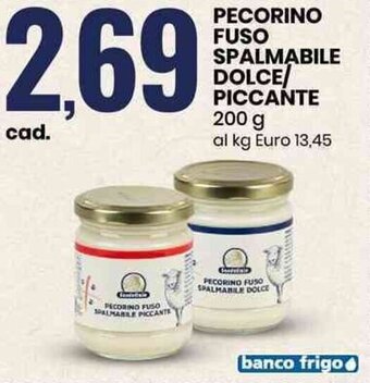 Eurospin Pecorino Fuso Spalmabile Dolce/Piccante 200 g offerta