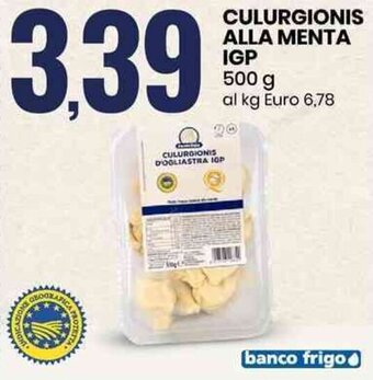 Eurospin Culurgionis Alla Menta IGP 500 g offerta