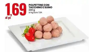 Eurospin Polpettine Con Tacchino E Suino 240 g offerta