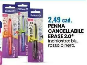 Eurospin Pelikan Penna Cancellabile Erase 2.0 offerta