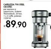 Bennet Cecotec CAFELIZZIA 790 STEEL Macchina Per Espresso 1,2 L Semi-automatica offerta