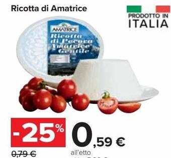 Carrefour Market Ricotta di amatrice offerta