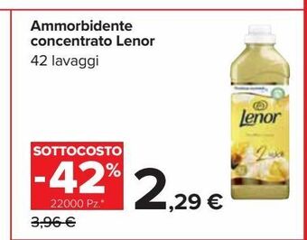 Carrefour Iper Ammorbidente concentrato lenor offerta