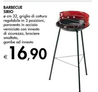Bennet Sirio Barbecue offerta