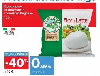 Bocconcini di mozzarella caseificio pugliese