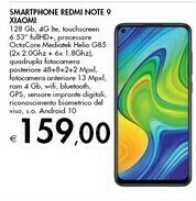 Bennet TIM Xiaomi Redmi Note 9 16,6 Cm (6.53") Doppia SIM 4G USB Tipo-C 4 GB 128 GB 5020 MAh Verde offerta