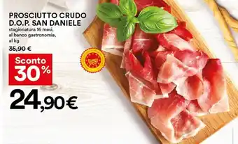 Coop Superstore Prosciutto Crudo D.O.P. San Danielle offerta