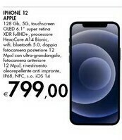 Bennet Apple Apple iPhone 12 128GB - Nero offerta