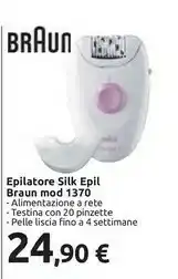 Carrefour Market Braun Silk epil offerta