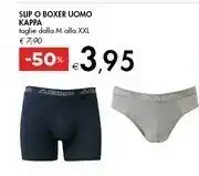 Bennet Kappa Slip/ Boxer Uomo offerta