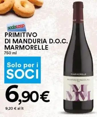 Primitivo Di Manduria D.O.C. Marmorelle 750 ml