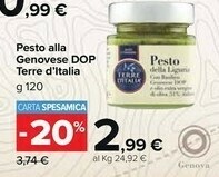 Carrefour Market Terre d'Italia Pesto offerta