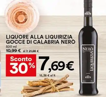 Coop Superstore Nerò Liquore Alla Liquirizia Gocce di Calabria 500 ml offerta
