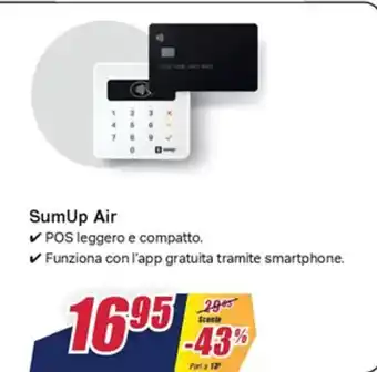 Trony SumUp Air offerta