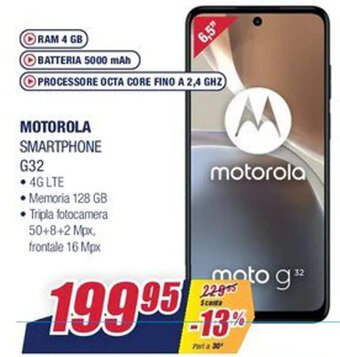Trony Motorola Smartphone G32 offerta