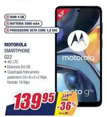 Motorola Smartphone G22