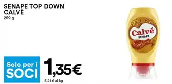 Coop Superstore Calvè Senape Top Down 259 g offerta