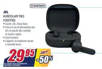 Trony JBL Auricolari TWS V300TWS offerta