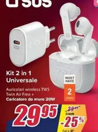 sbs Kit 2 in 1 Universale
