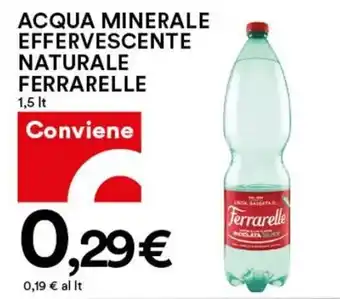 Coop Superstore Ferrarelle Acqua Minerale Effervescente Naturale 1.5 lt offerta