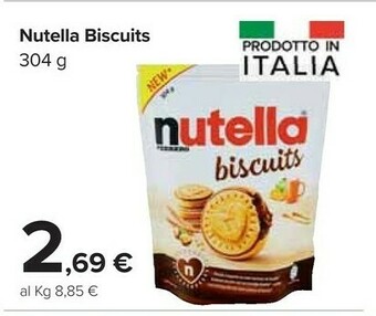 Carrefour Market Ferrero - Nutella Biscuits 304 G(ml) offerta