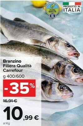 Carrefour Market Branzino offerta