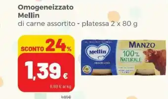 Coop Mellin Omogeneizzato offerta