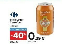 Carrefour Birra offerta