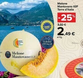 Carrefour Terre d'Italia Melone offerta