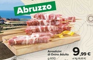 Carrefour Arrosticini offerta