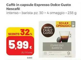 Coop Nescafé Nescafè - Barista Dolce Gusto offerta