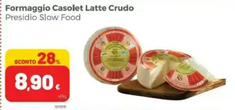 Coop Formaggio Casolet Latte Crudo offerta
