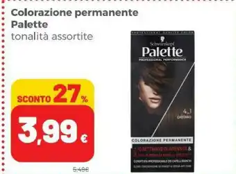 Coop Schwarzkopf Colorazione Permanente Palette offerta