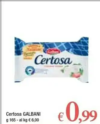 Famila Galbani Certosa 165 G(ml) offerta