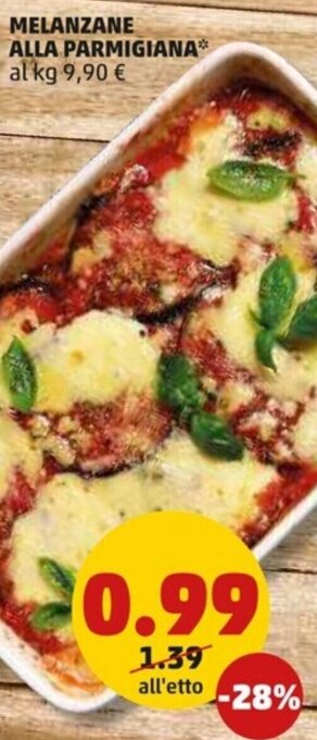 PENNY Melanzane Alla Parmigiana offerta