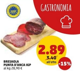 PENNY Bresaola Punta D'anca IGP offerta