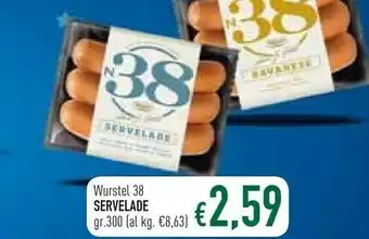 Famila Wuber Servelade Wurstel 38 offerta