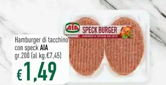 Famila Aia Hamburger Di Tacchino Con Speck offerta