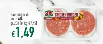 Famila Aia Hamburger Di Pollo offerta