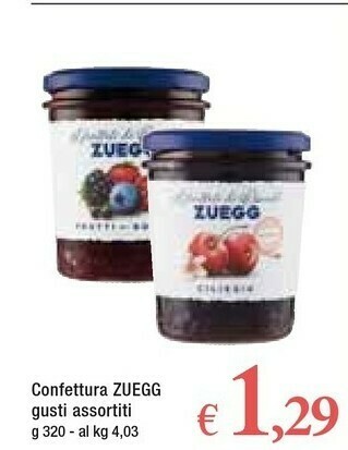 Famila Zuegg Marmellata offerta