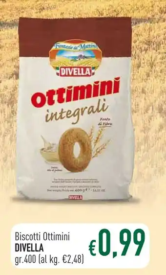 Famila Divella Ottimini Biscotti Integrali 400 G(ml) offerta