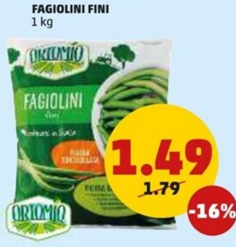 PENNY Ortomio Fagiolini Fini 1 kg offerta